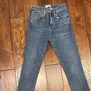 Agolde Women's Blue Skinny Jeans
